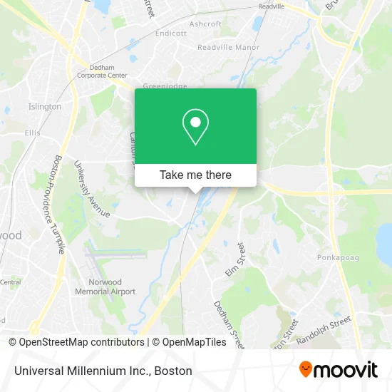 Universal Millennium Inc. map