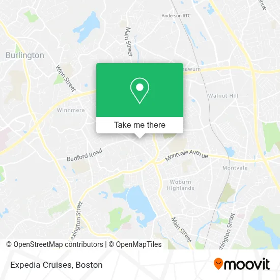 Expedia Cruises map