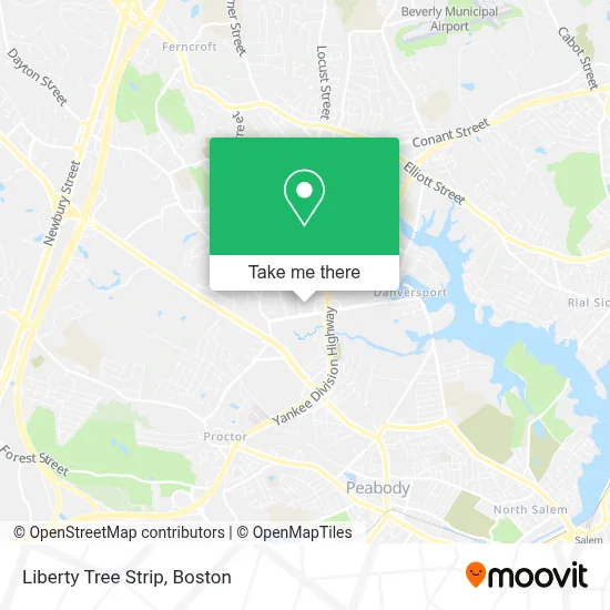 Liberty Tree Strip map