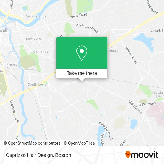 Caprizzo Hair Design map
