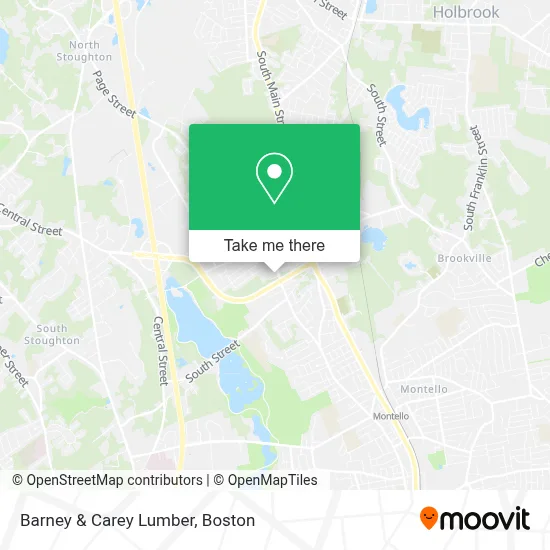 Barney & Carey Lumber map