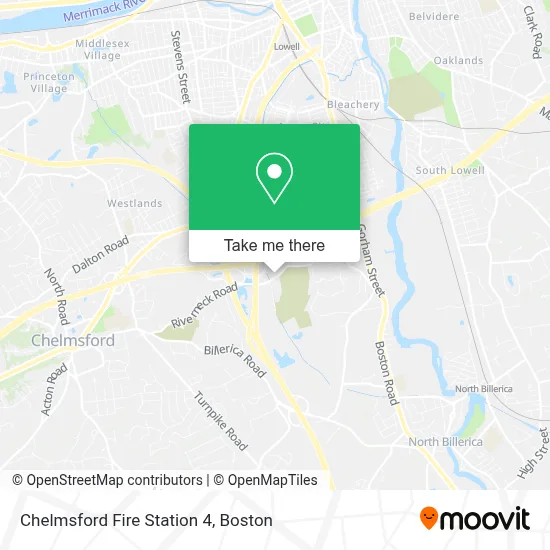 Chelmsford Fire Station 4 map