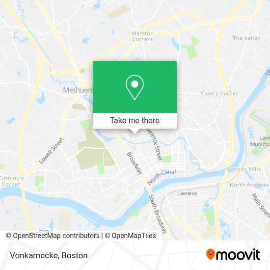 Vonkamecke map