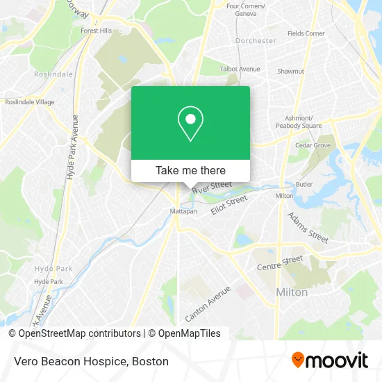 Vero Beacon Hospice map