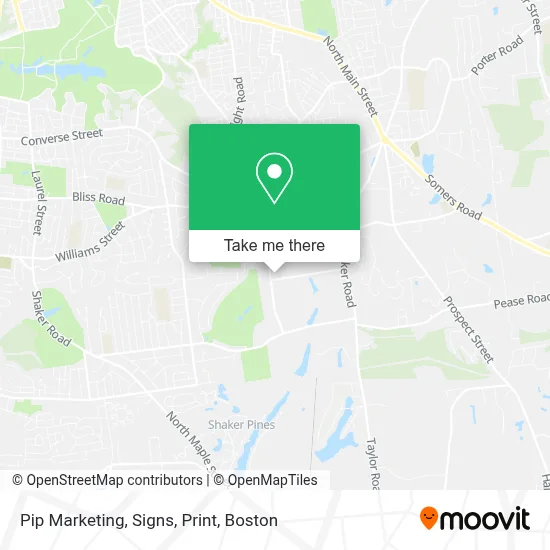 Pip Marketing, Signs, Print map