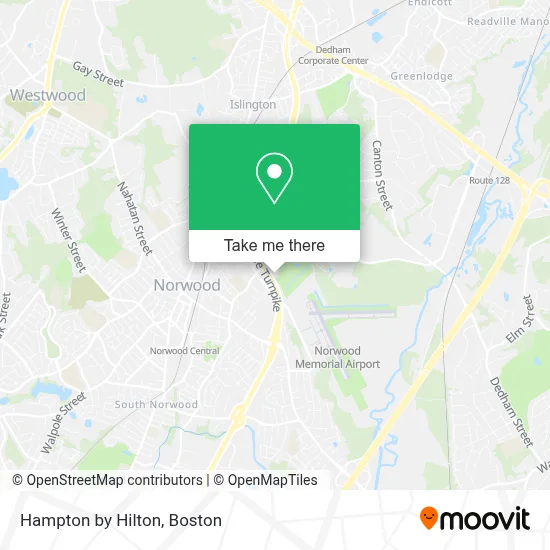 Hampton by Hilton map