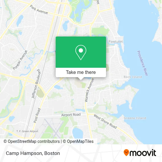 Camp Hampson map