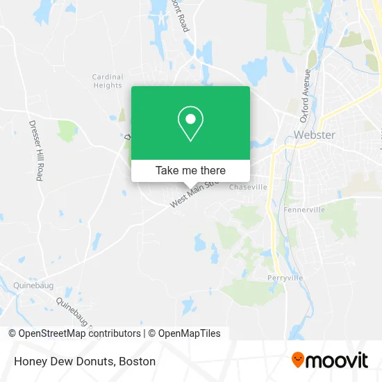 Honey Dew Donuts map