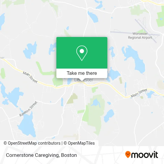 Cornerstone Caregiving map