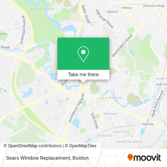 Sears Window Replacement map