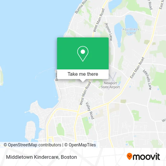 Middletown Kindercare map