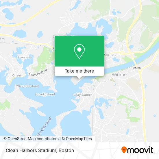 Clean Harbors Stadium map