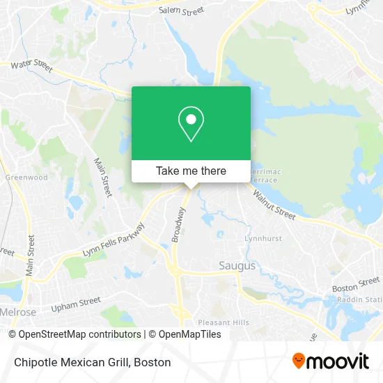Chipotle Mexican Grill map