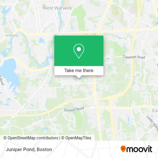 Juniper Pond map