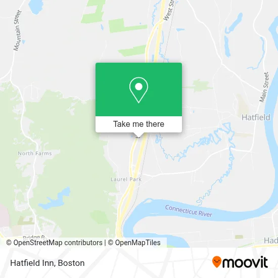 Hatfield Inn map