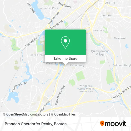 Brandon Oberdorfer Realty map
