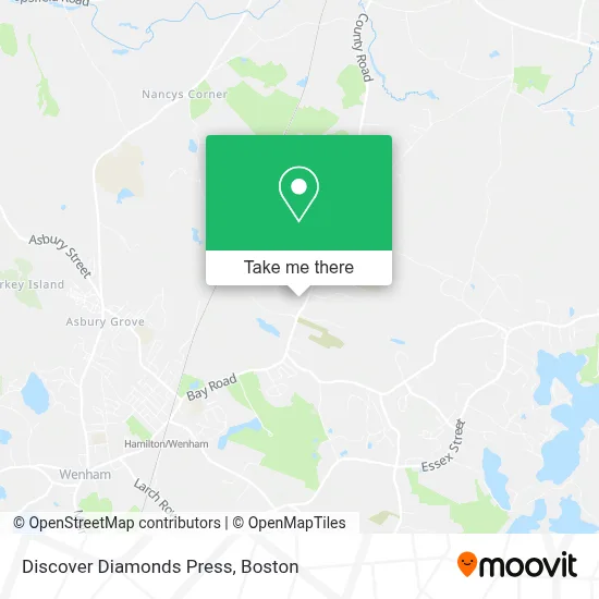 Discover Diamonds Press map
