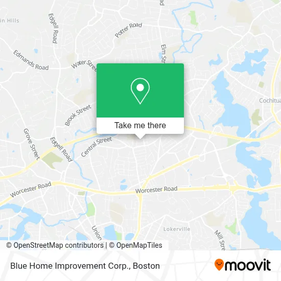 Blue Home Improvement Corp. map