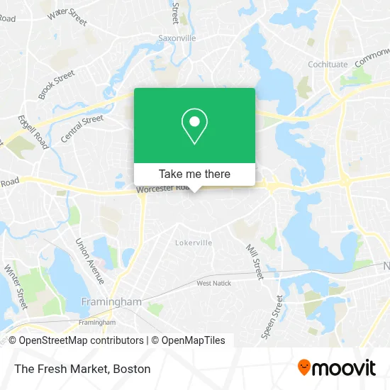 The Fresh Market map