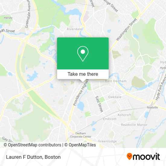 Lauren F Dutton map