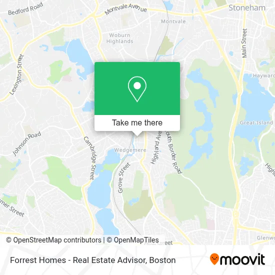 Forrest Homes - Real Estate Advisor map