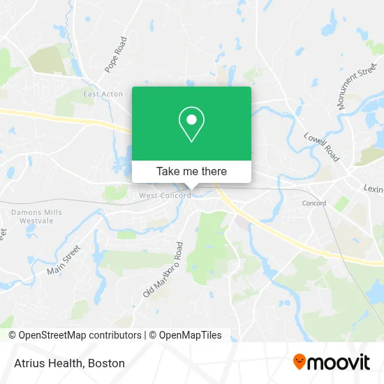 Atrius Health map