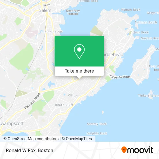 Ronald W Fox map