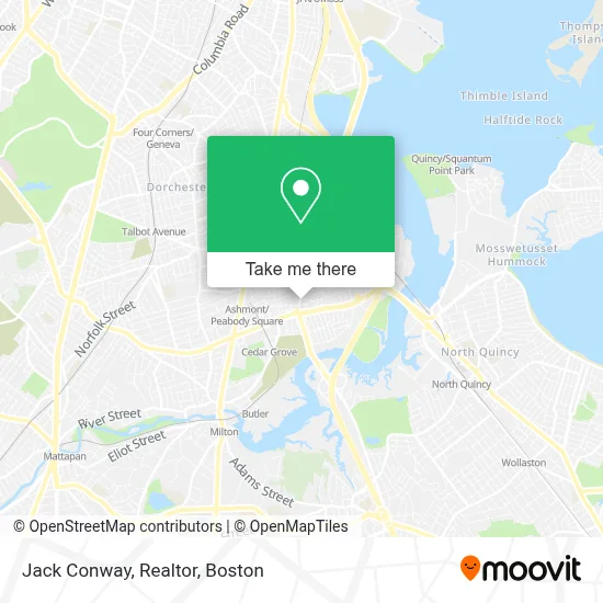 Jack Conway, Realtor map