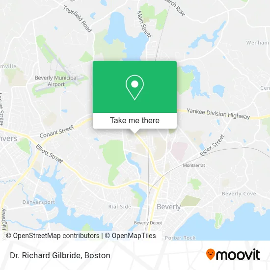 Dr. Richard Gilbride map
