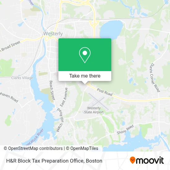 H&R Block Tax Preparation Office map