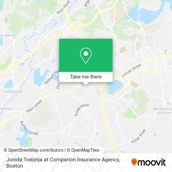 Jonida Trebinja at Comparion Insurance Agency map