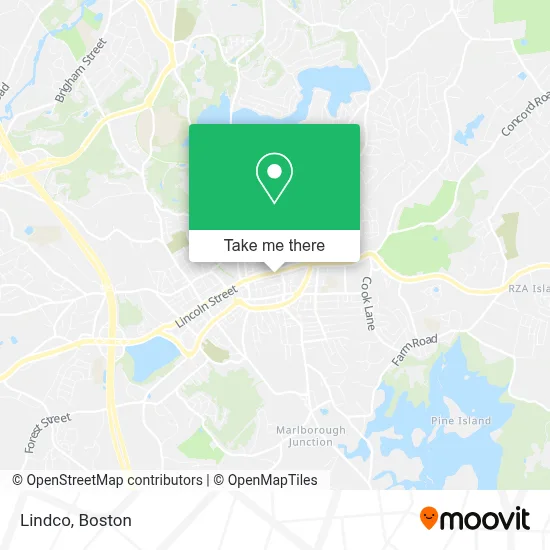 Lindco map