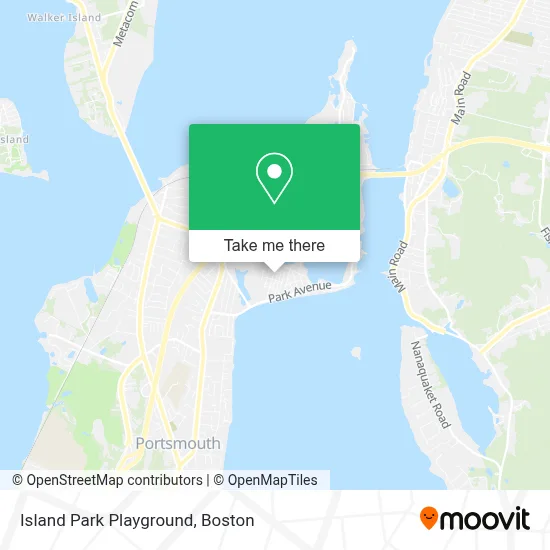 Island Park Playground map
