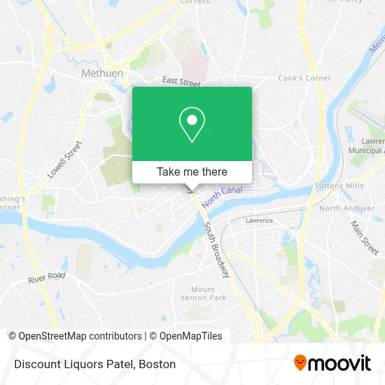 Discount Liquors Patel map