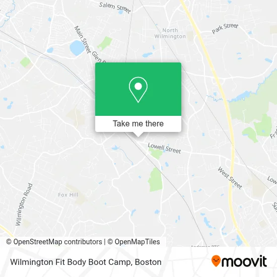 Wilmington Fit Body Boot Camp map