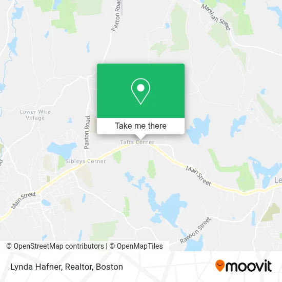 Lynda Hafner, Realtor map