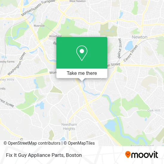 Fix It Guy Appliance Parts map