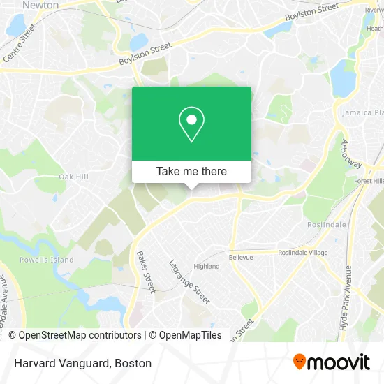 Harvard Vanguard map