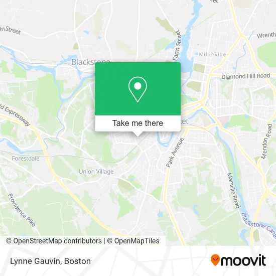 Lynne Gauvin map