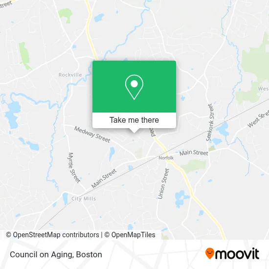 Council on Aging map
