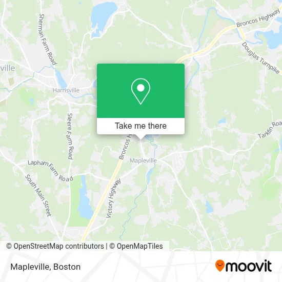 Mapleville map