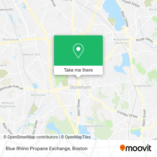 Blue Rhino Propane Exchange map