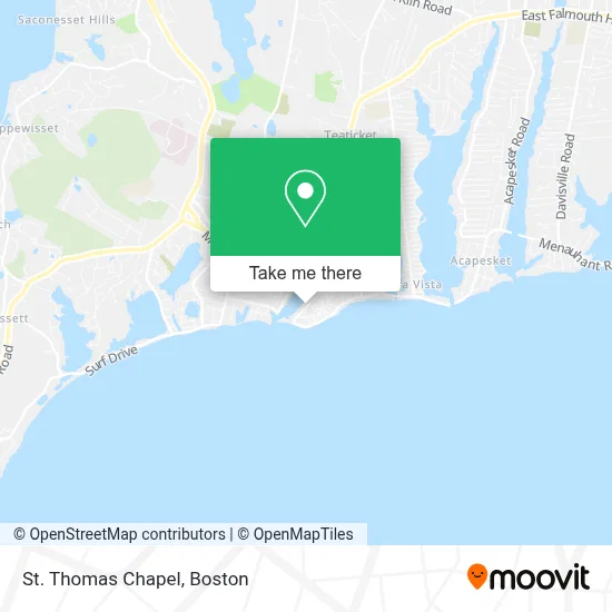 St. Thomas Chapel map