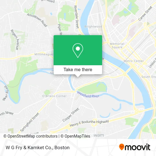 W G Fry & Kamket Co. map