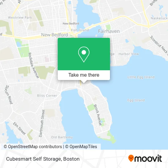 Cubesmart Self Storage map