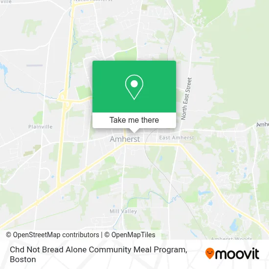 Chd Not Bread Alone Community Meal Program map