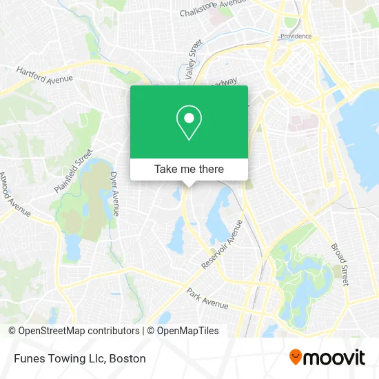Funes Towing Llc map