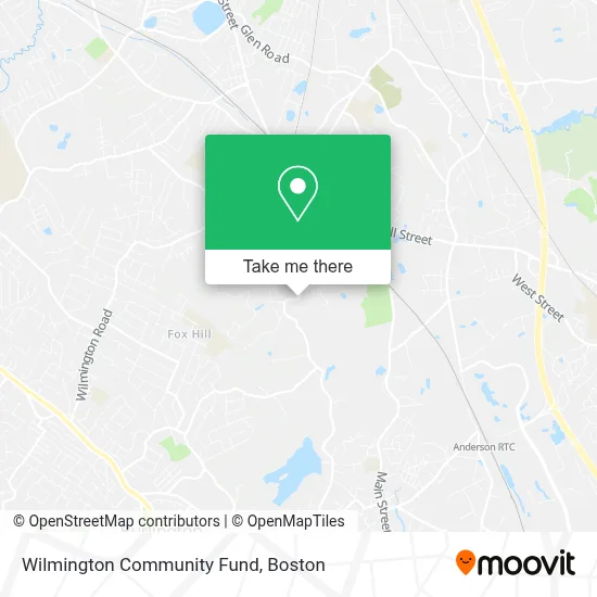 Wilmington Community Fund map
