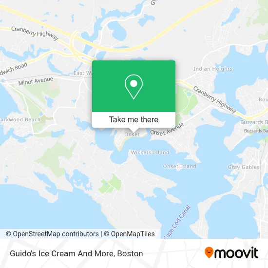 Guido's Ice Cream And More map