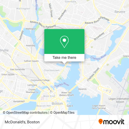 Mcdonald's map